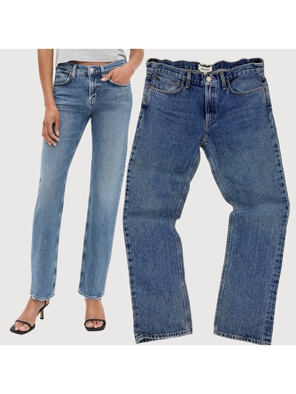 AGOLDE Sample Low Rise Slim Straight Jeans 29